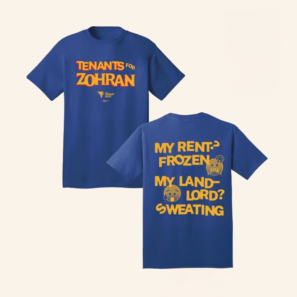 NYS Tenant Bloc Merch Tenants For Zohran Shirt Best Gifts For Him