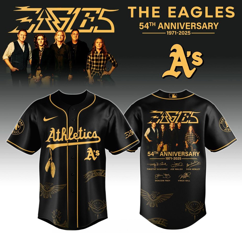 Oakland Athletics X Eagles Band Music Jersey 2025