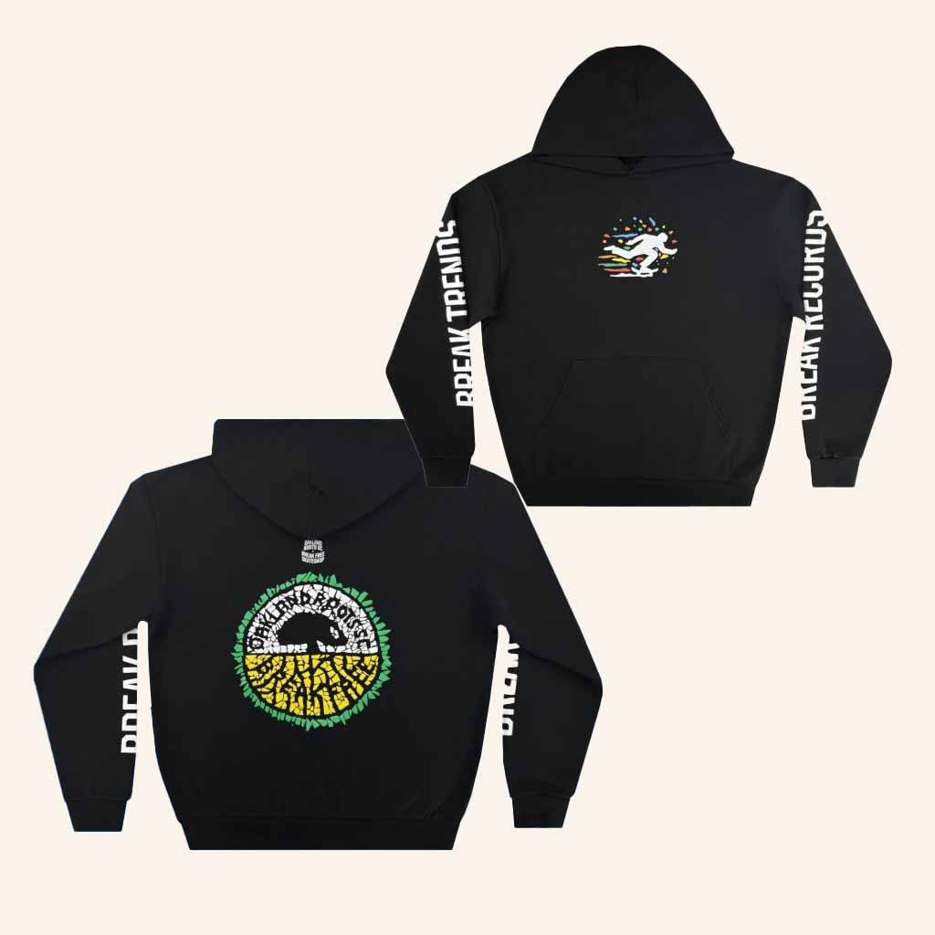 Oakland Roots SC Merch Oakland Roots SC X Break Free Hoodie Gift For Soccer Lovers