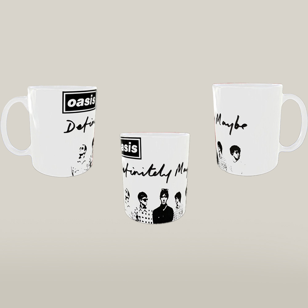 Oasis 25 Merch Definitely May Be Mug Cool Rock Band Merchandise For Fans