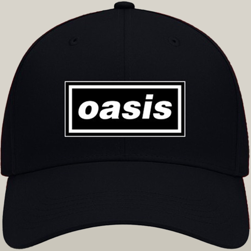 Oasis 25 Merch Hat Black Classic Music Present For Rock Band Enthusiasts