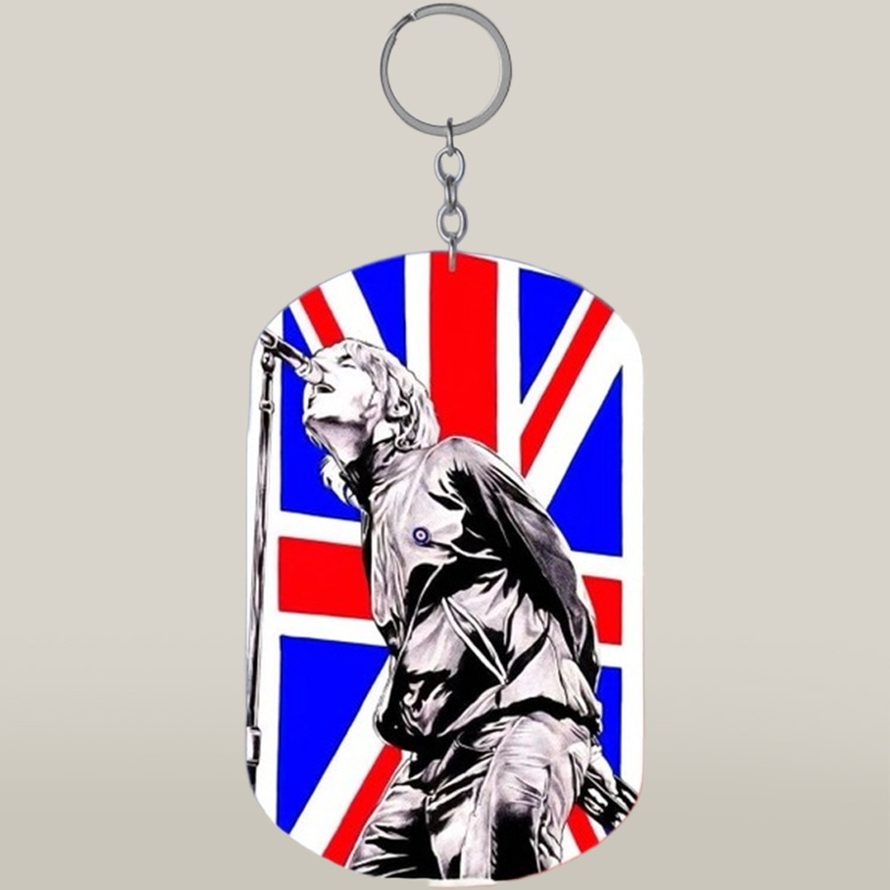 Oasis 25 Merch Keychain United Kingdom Logo Present For Oasis Enthusiasts