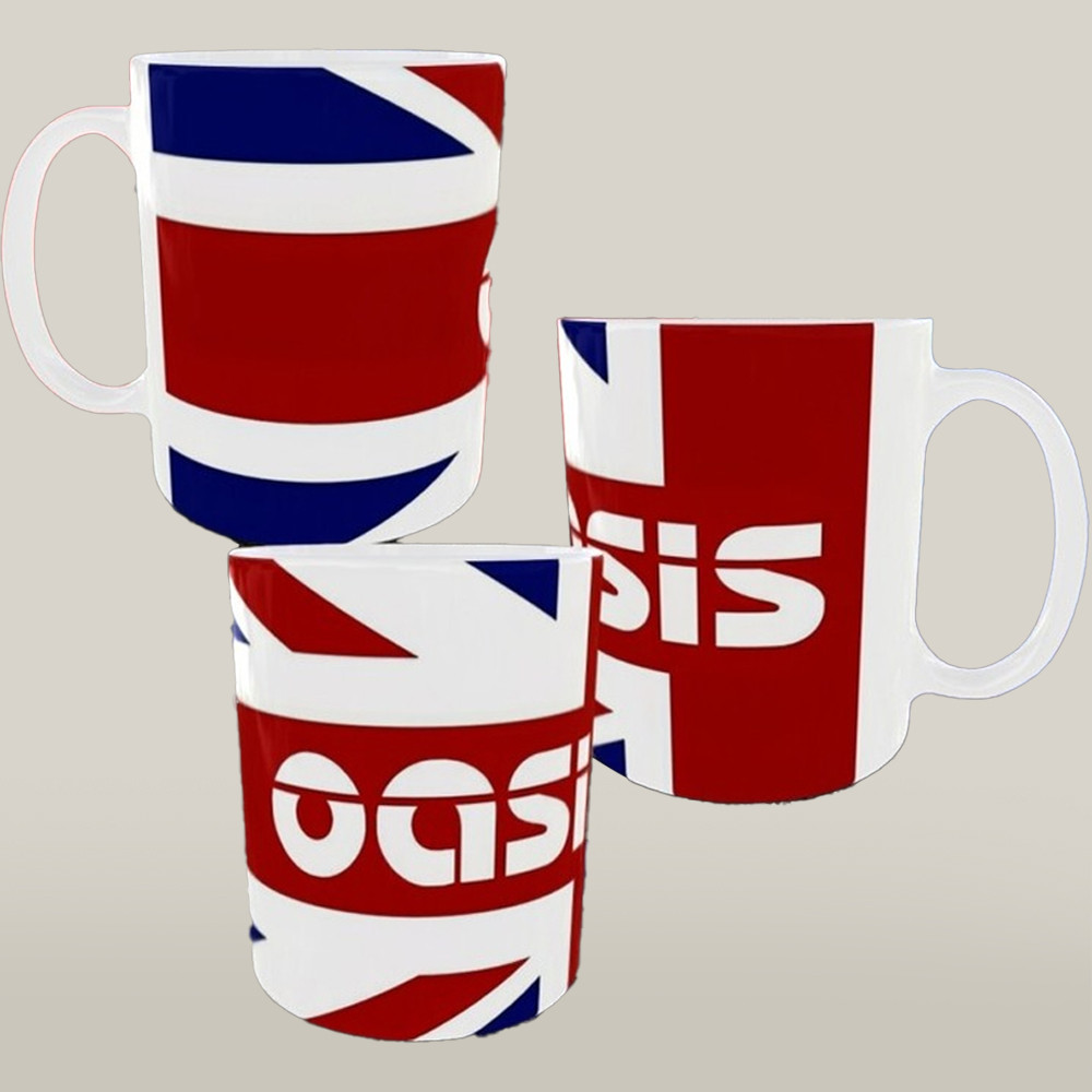Oasis 25 Merch Mug United Kingdom Graphic Present For Proud Fans