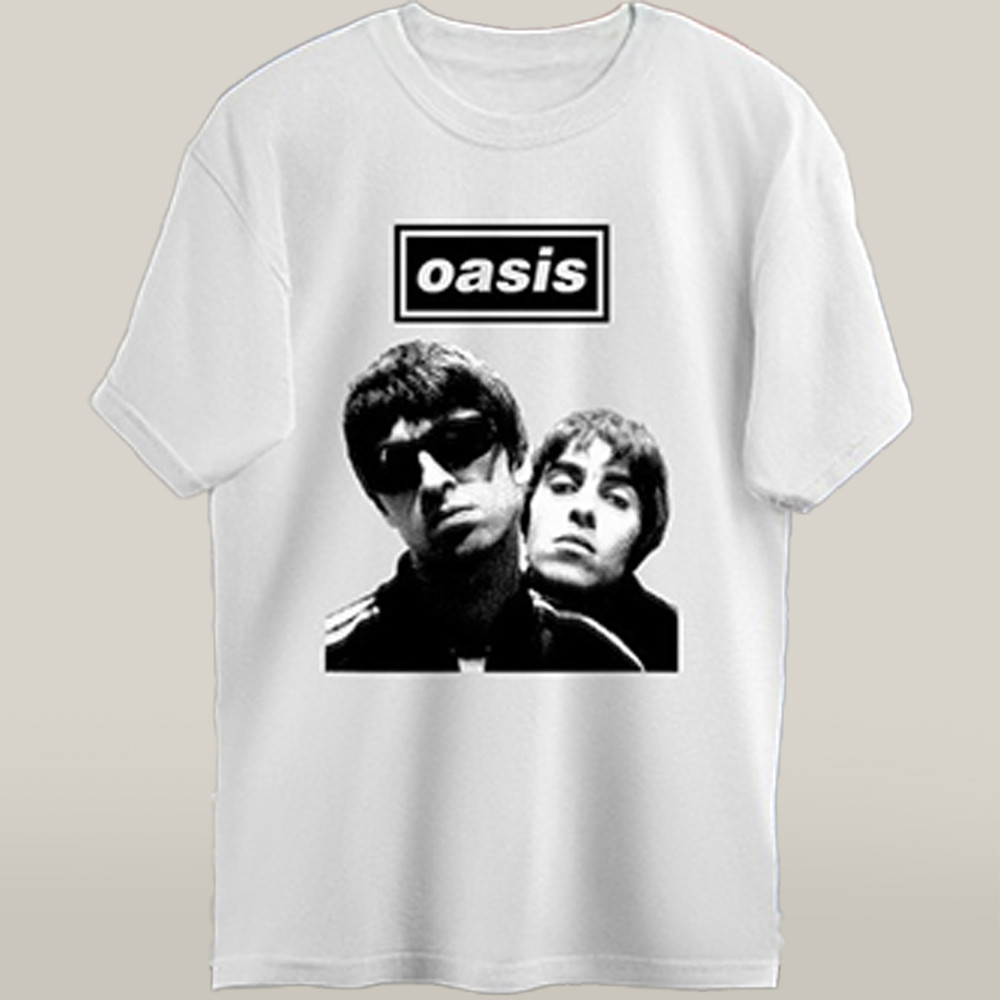 Oasis 25 Merch T-shirt Classic White Merchandise Gift For Daily Streetwear