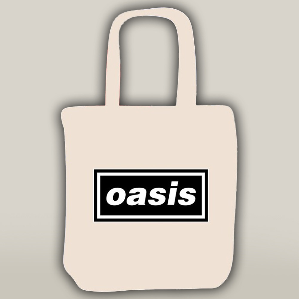 Oasis 25 Merch Tote Bag Cool Oasis Merchandise For Rock Music Enthusiasts