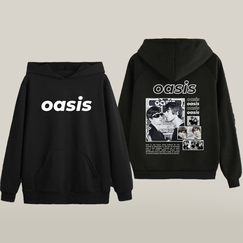 Oasis 25 Merch World Tour Live '25 Hoodie Fan Gift