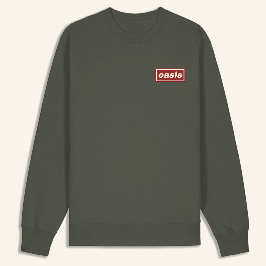 Oasis Merch 2025 Live 25 Red Decca Logo Sweatshirt Birthday Gift Ideas For Him