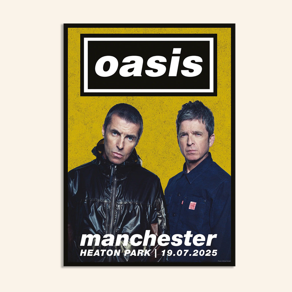 Oasis Merch 2025 Poster 19 07 Live 25 Manchester Event Lithographic Poster Wall Art