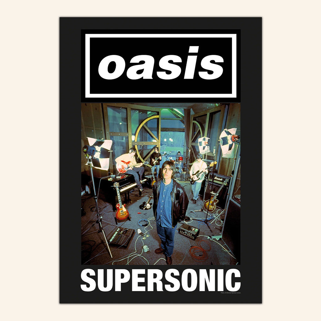 Oasis Merch 2025 Poster Supersonic Single Cover Poster Gifts For Music Fans