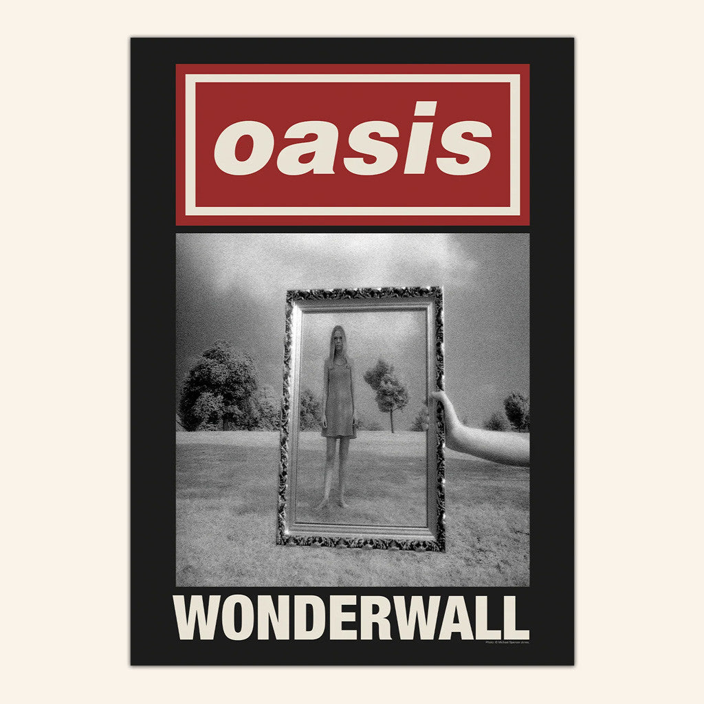 Oasis Merch 2025 Poster Wonderwall Single Cover Poster Fan Merch Gifts For Wife