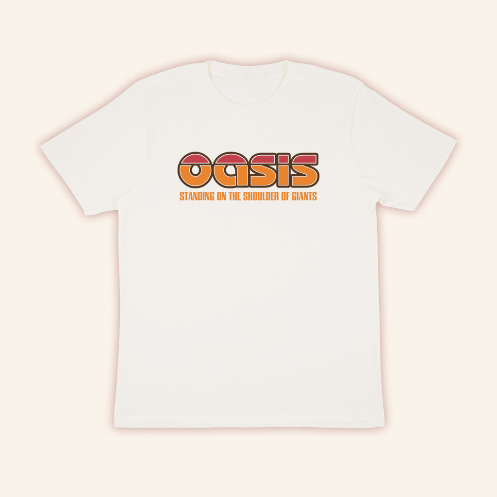 Oasis Merch 2025 Standing On The Shoulder Of Giants T-Shirt Gifts For Girlfriend