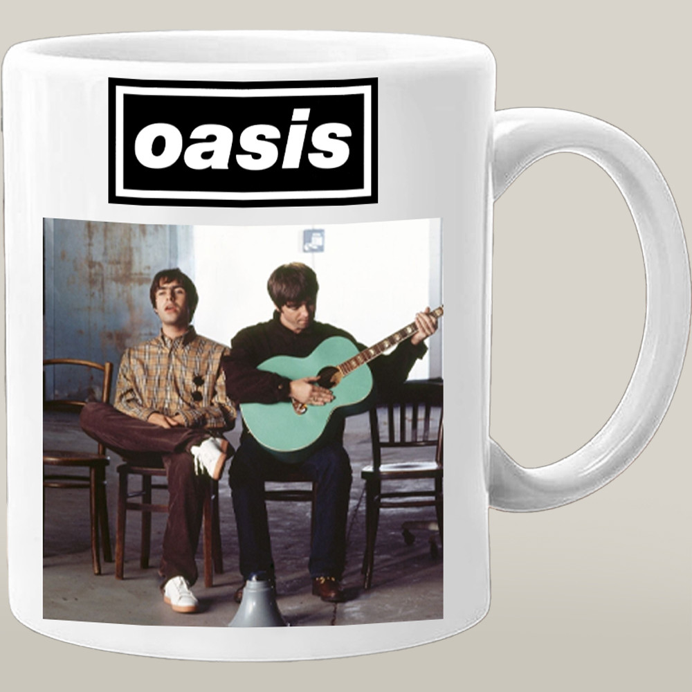 Oasis Merch 2025 White Mug Gift For Fan