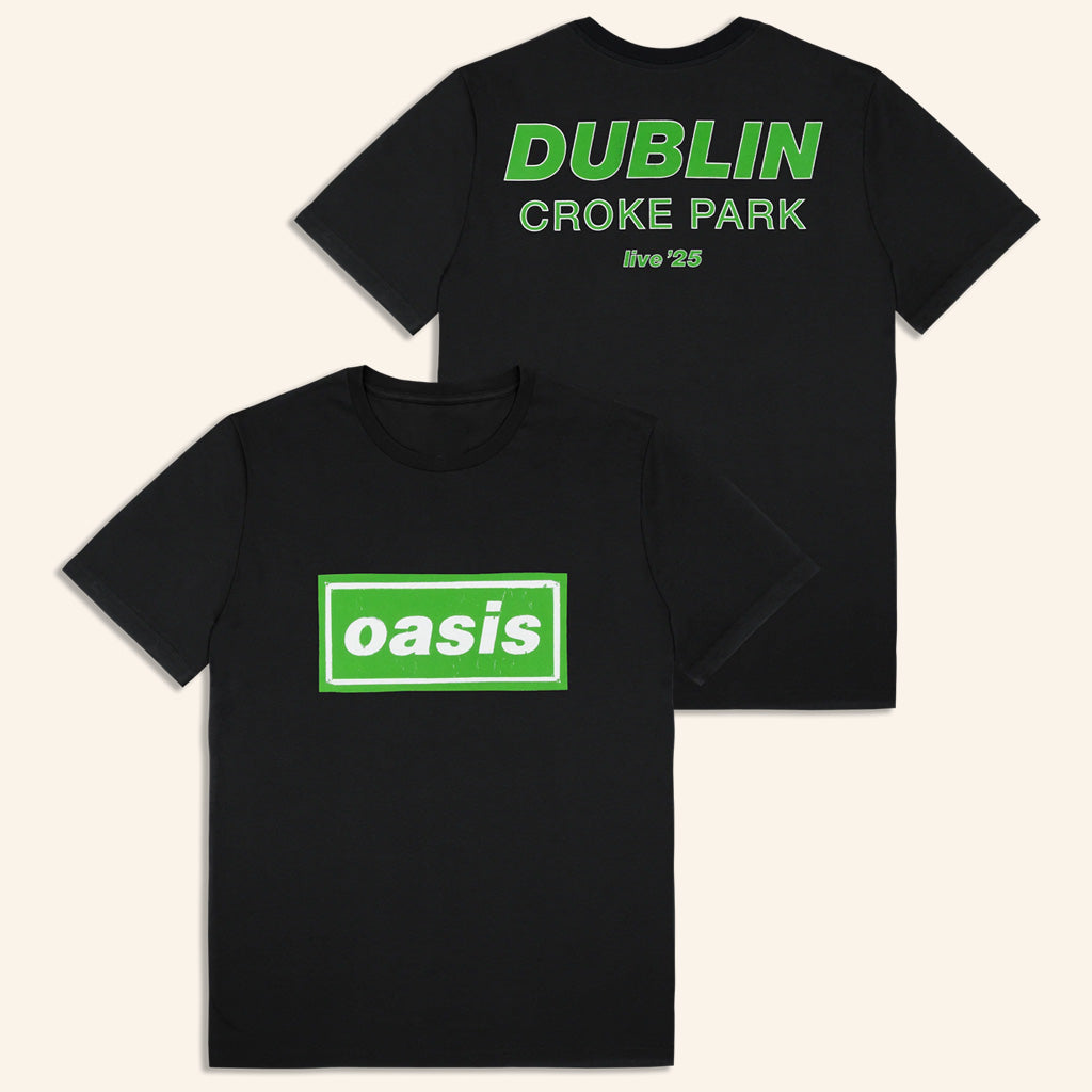 Oasis Merch Live 25 Tour Shirt Live 25 Dublin T-Shirt Black Best Gifts For Husband