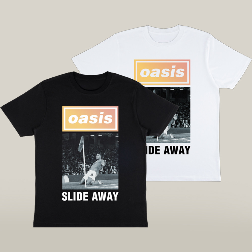 Oasis Merch Oasis Man City Slide Away T Shirt Gift For Him