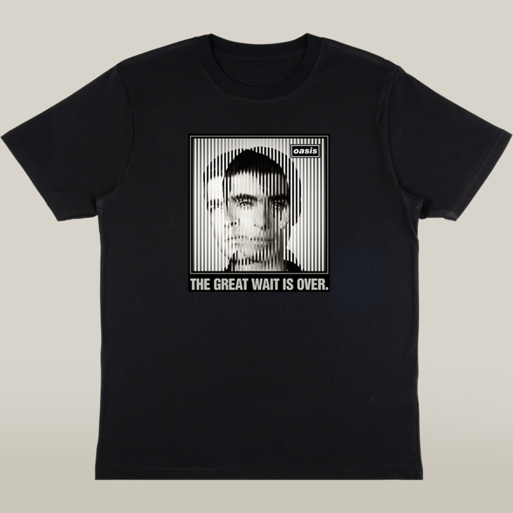 Oasis Merch The Great Wait Is Over T Shirt Music Tee For Collectors