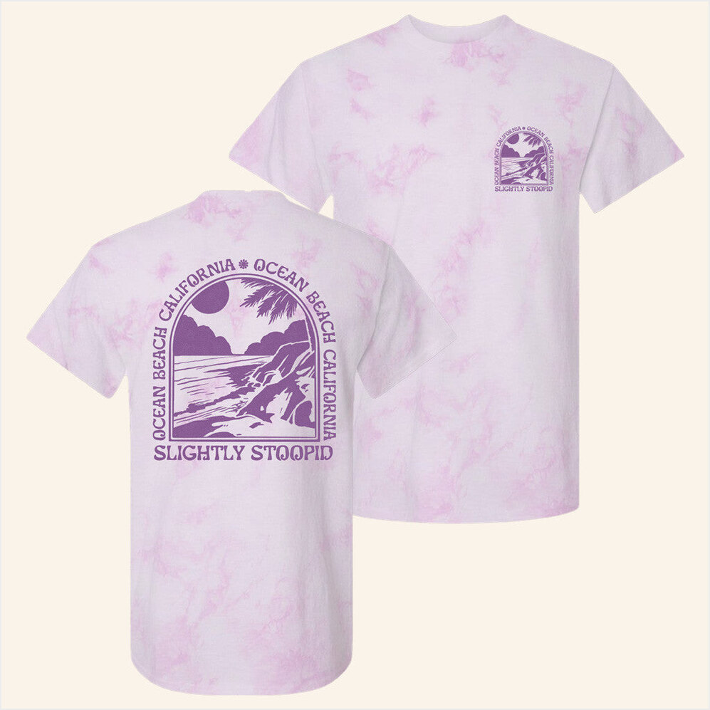 Ob Surf Lilac Tie Dye T-Shirt Slightly Stoopid Merch Birthday Gifts For Fans Gifts For Besties