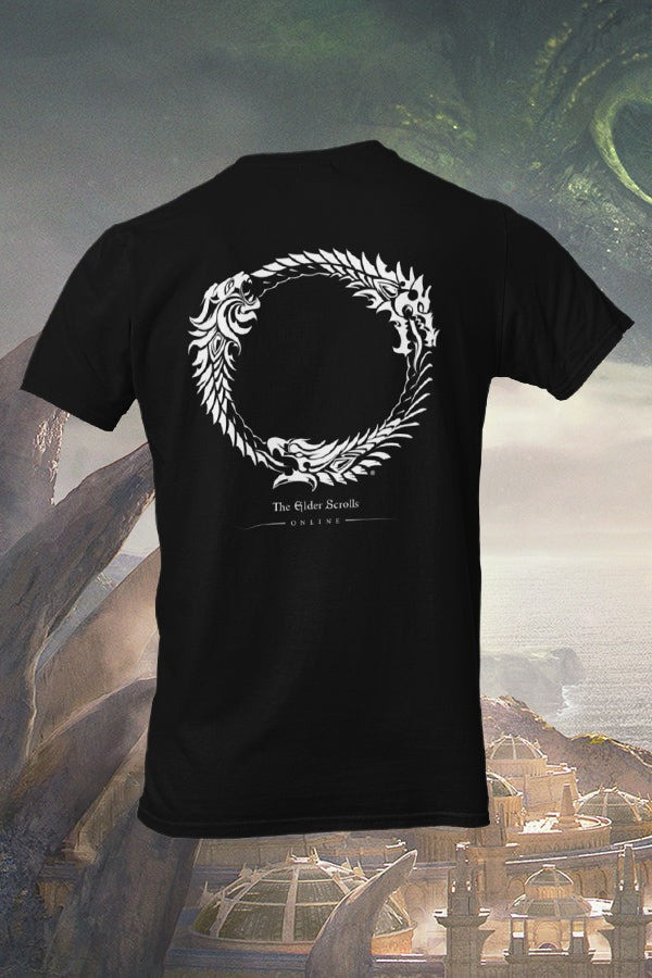 Oblivion Merch T-Shirt The Elder Scrolls Ouroboros Bethesda Merchandise Game Lover Gifts