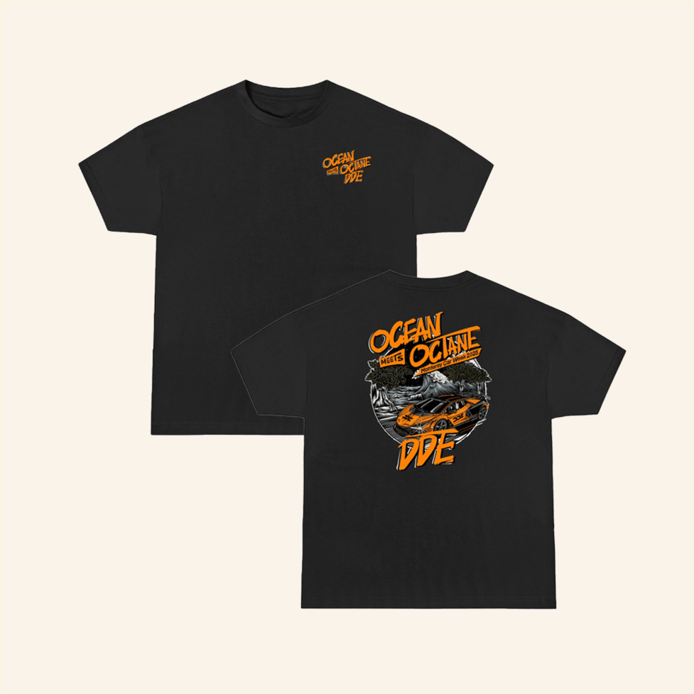 Ocean Meets Octane Black T-Shirt DDE Merch Best Birthday Gifts For Friends Christmas Presents