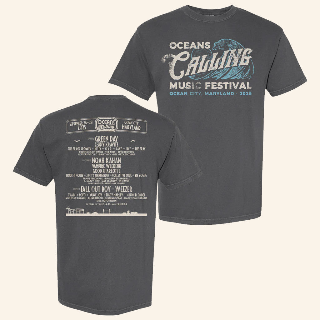 Oceans Calling Festival Merch 2025 Wave T-Shirt Gift Ideas For Fans