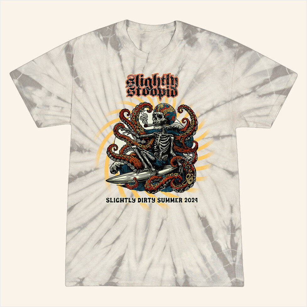 Oct 2024 Tie Dye T-Shirt Slightly Stoopid Merch Birthday Gifts For BFF Christmas Presents