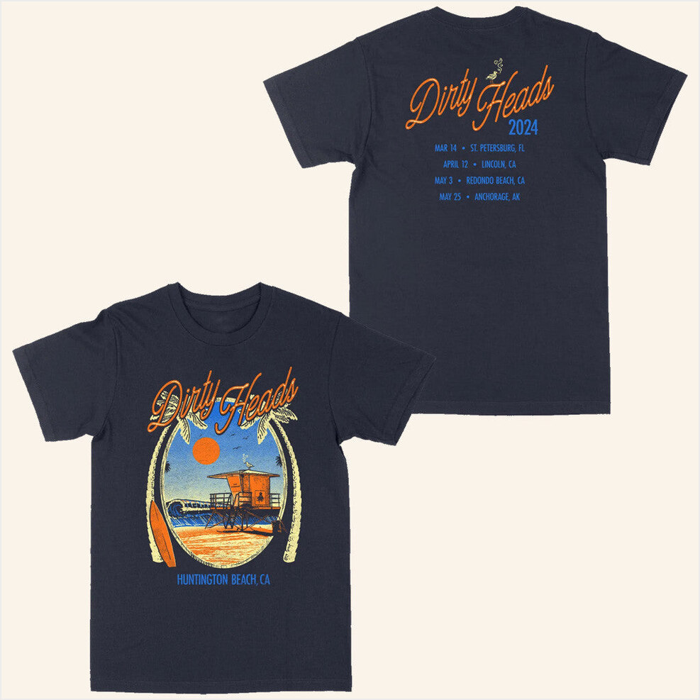 Off Duty Tour T-Shirt Dirty Heads Merch Gift Ideas For Fans Birthday Gifts For Friends