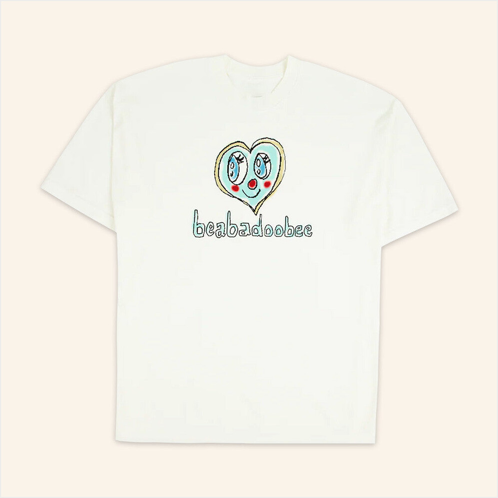 Off White Heart Eyes T-Shirt Beabadoobee Official Merch Gifts For Daughter Gifts For BFF