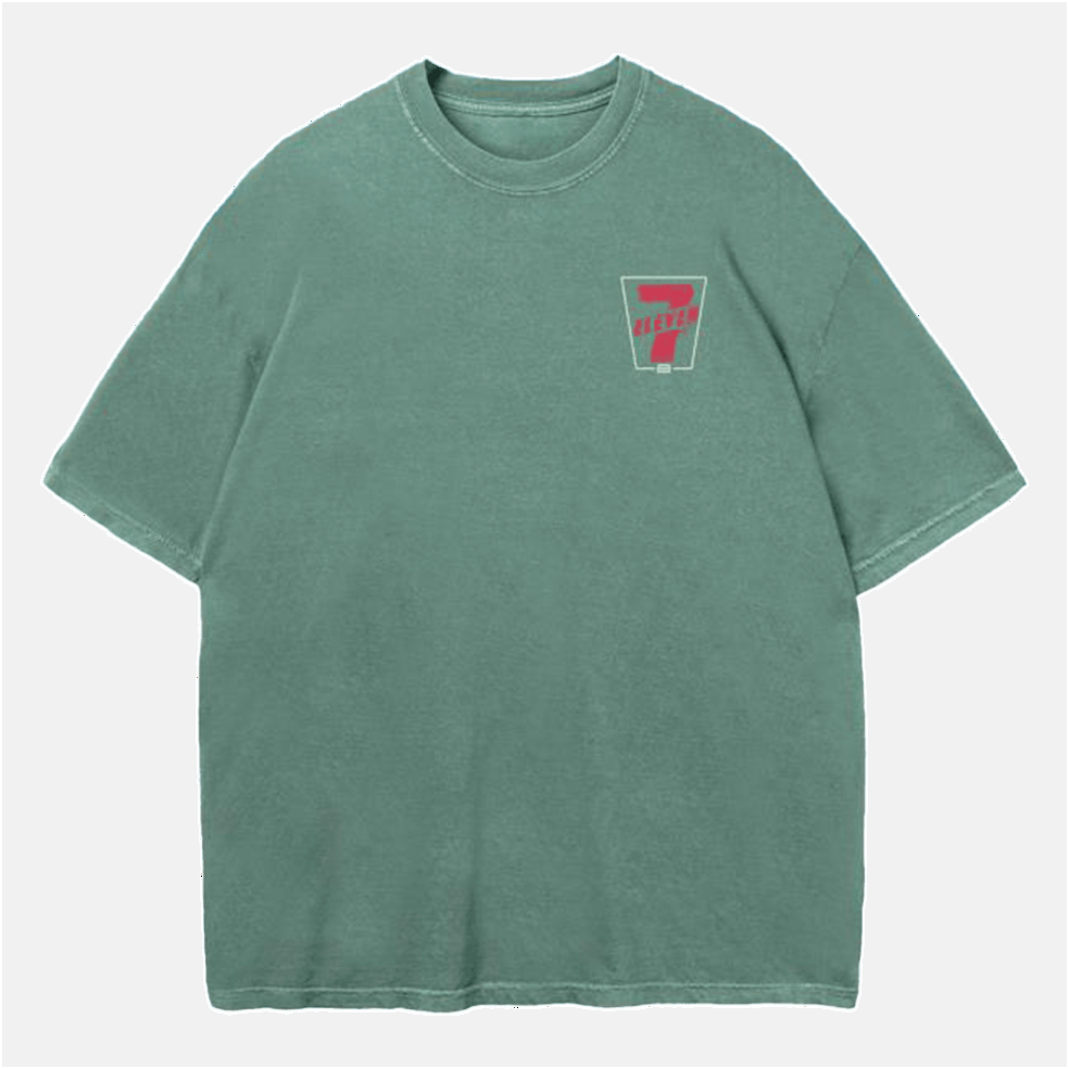 Official 7 Collection Merch 7eleven X Lateral Vision Fishing T-Shirt Awesome Father's Day Gifts