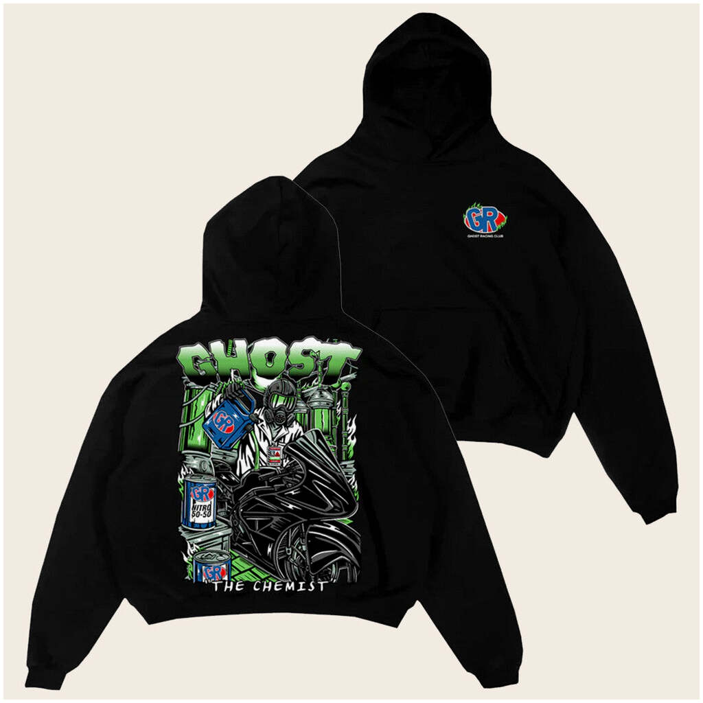 Official Ghost Racing Merch Store The Chemist Black Hoodie Birthday Gifts For BFF
