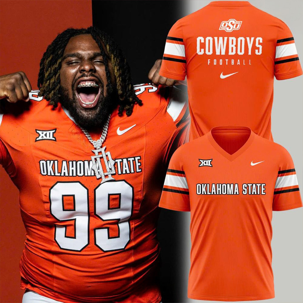 Official Oklahoma State Football 2025 T-Shirt Fan Merch Football Fan Gift Ideas