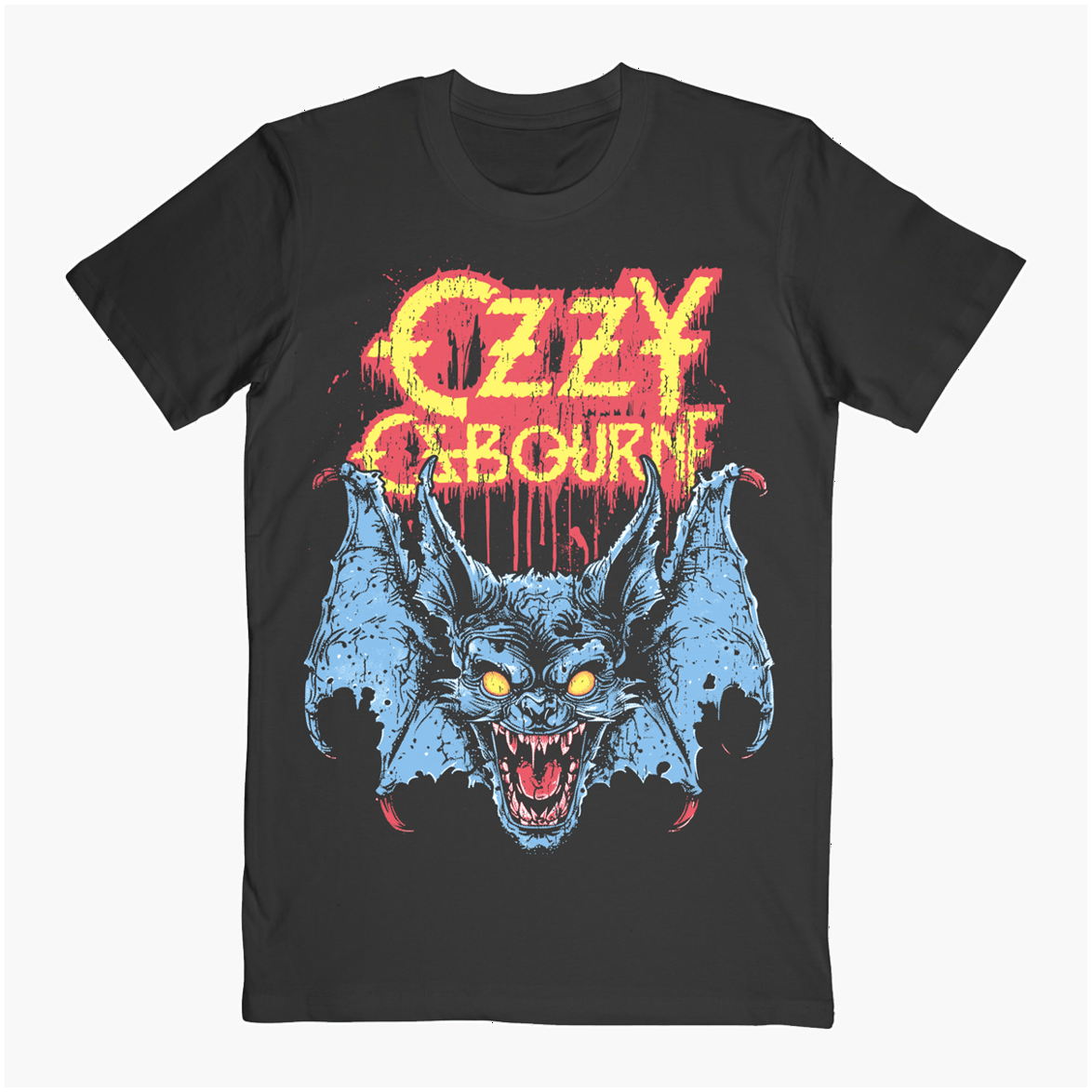 Official Ozzy Osbourne Merch Glowing Eyes Bat Tee Ozzy Osbourne Shirt Gifts For Dad
