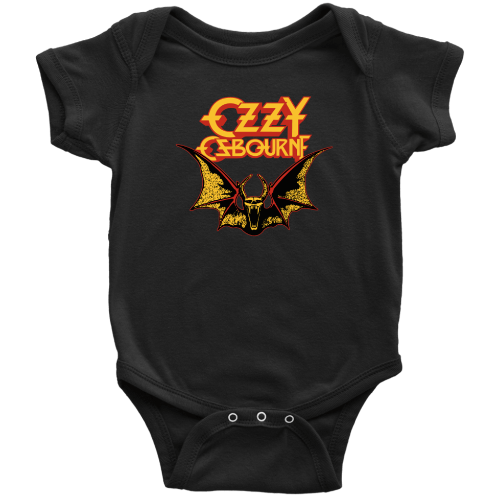 Official Ozzy Osbourne Merch Speak Of The Devil Baby Onesie Ozzy Osbourne Shirt Gifts For Babies