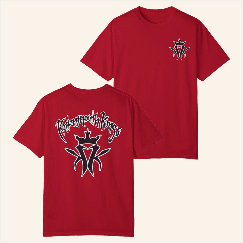 Og Kottonmouth Logo Red T-Shirt Kottonmouth Kings Merch Birthday Gift Ideas For Husband
