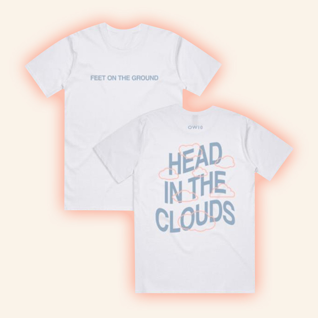 Oh Wonder Merch Feet On The Ground T-Shirt Head In The Clouds Shirt Gifts For Dad