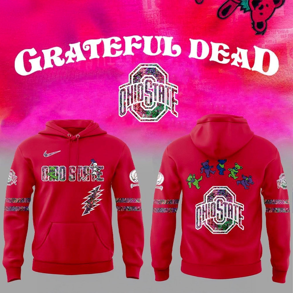 Ohio State Buckeyes Grateful Dead Night 2025 Hoodie Ohio State Buckeyes Merch Fans Gifts_