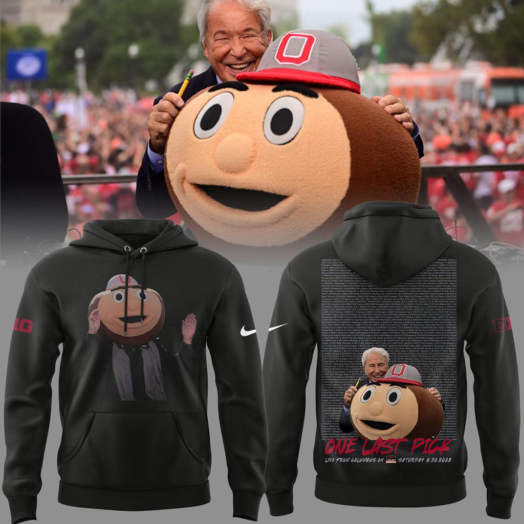 Ohio State Buckeyes Lee Corso's One Last Pick Hoodie Buckeyes Merch Football Gifts For Men