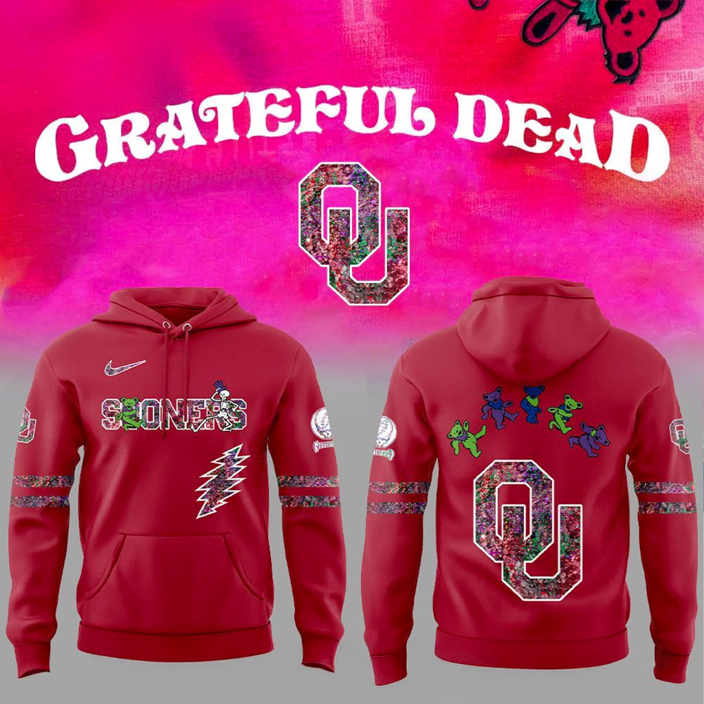 Oklahoma Sooners Grateful Dead Night 2025 Hoodie Sooners Merch Best Football Gifts