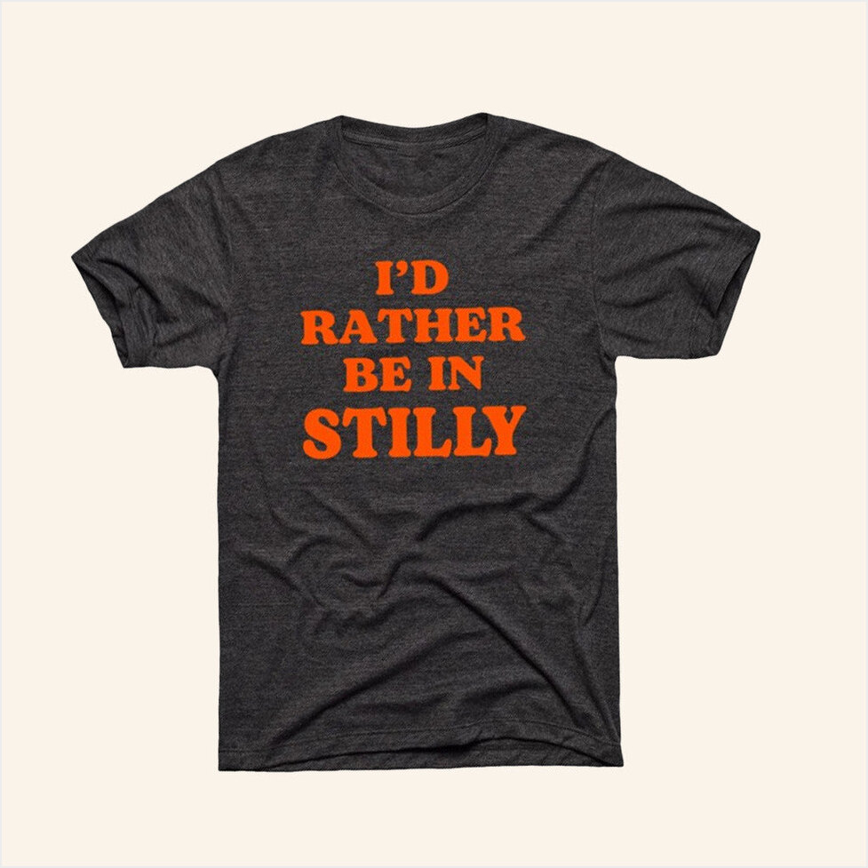 Oklahoma State Cowboys I'd Rather Be In Stilly T-Shirt Charlie Hustle Merch Present For Husband