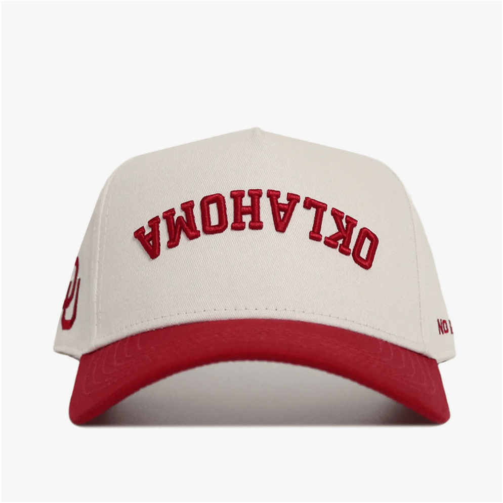 Oklahoma Upside Down Hat Trend Oklahoma Reversed Hat Oklahoma Merch Bonus Dad Gifts