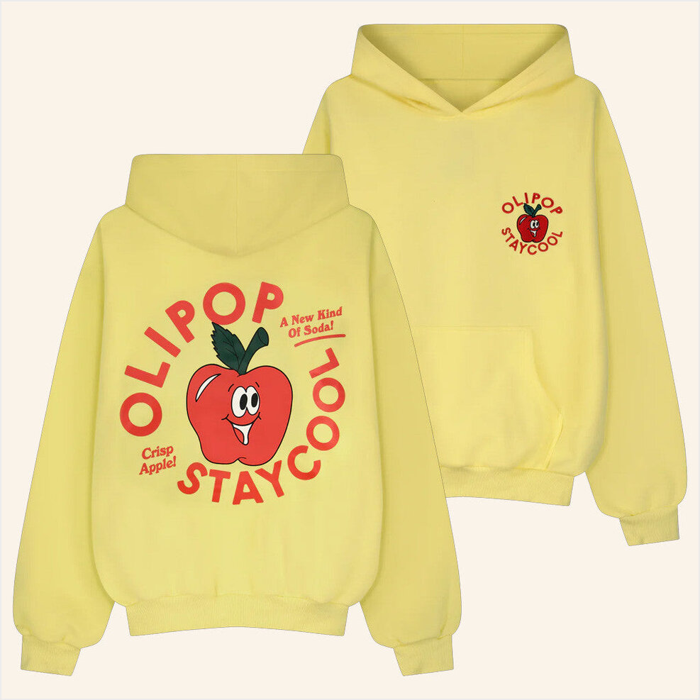 Olipop Cherry Cola Hoodie Staycool X Olipop Merch Birthday Gifts For Sister Gifts For Besties