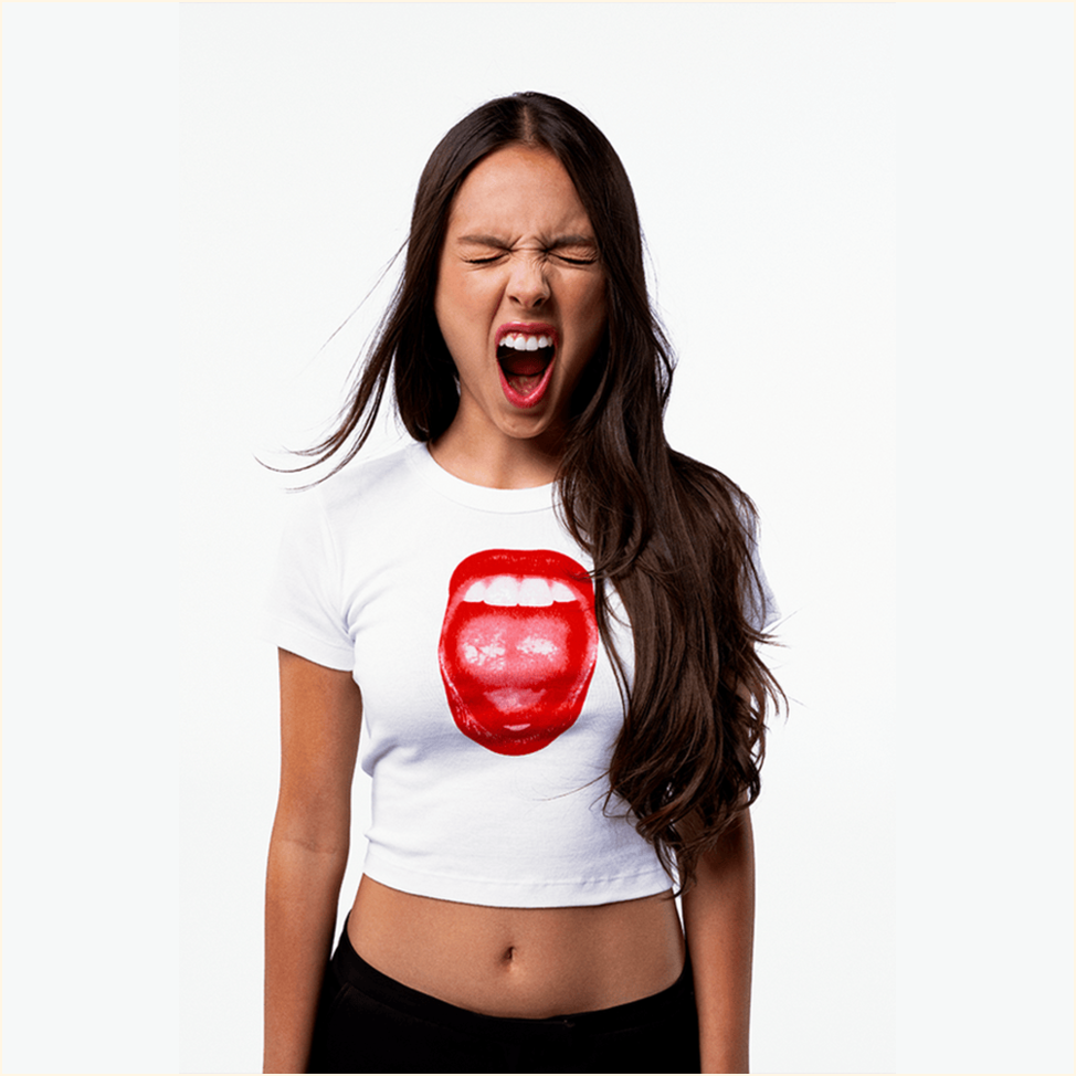 Olivia Rodrigo Perfect All American Btch Cropped T-Shirt Olivia Rodrigo Merch Gifts For Friends