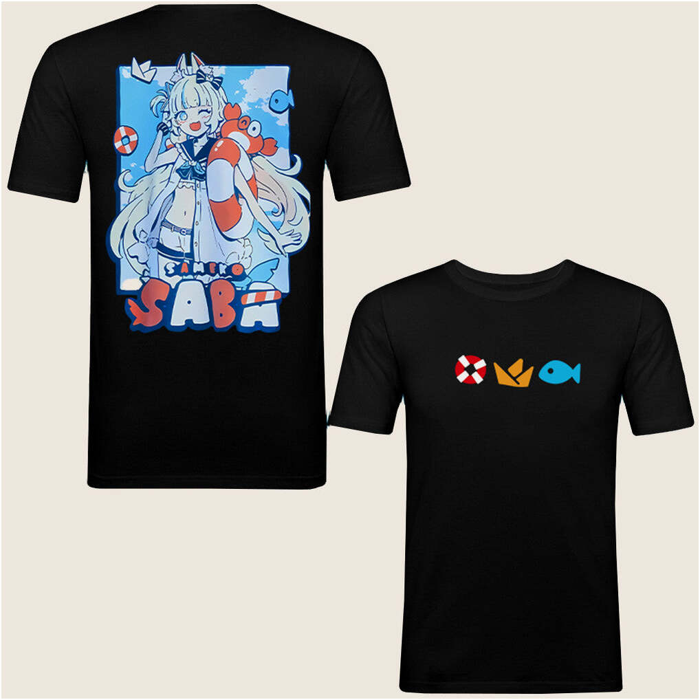 Omocat X Sameko Saba Merch Sameko Saba T-Shirt Gift Ideas For Friends Gifts For Besties