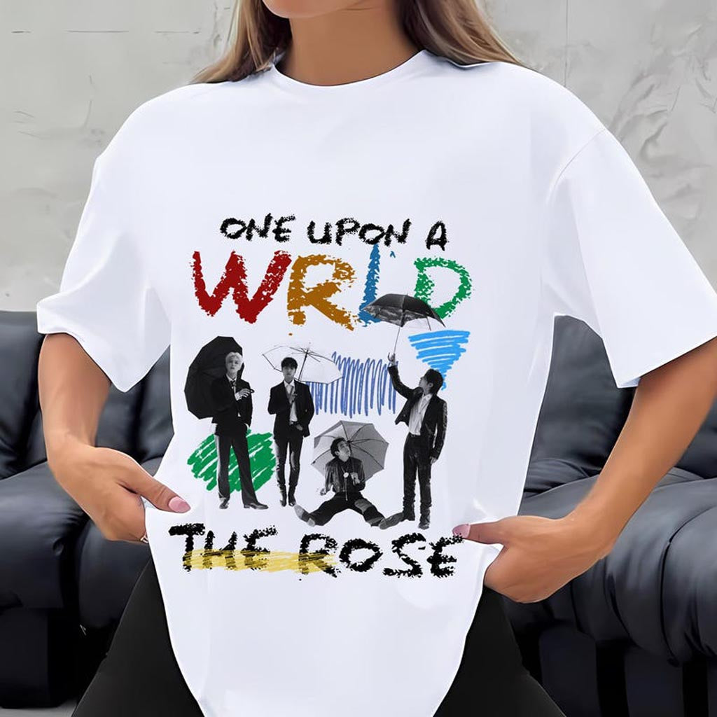 Once Upon A WRLD Tour Shirt The Rose 2025 World Tour In North America T-Shirt The Rose WRLD Tee