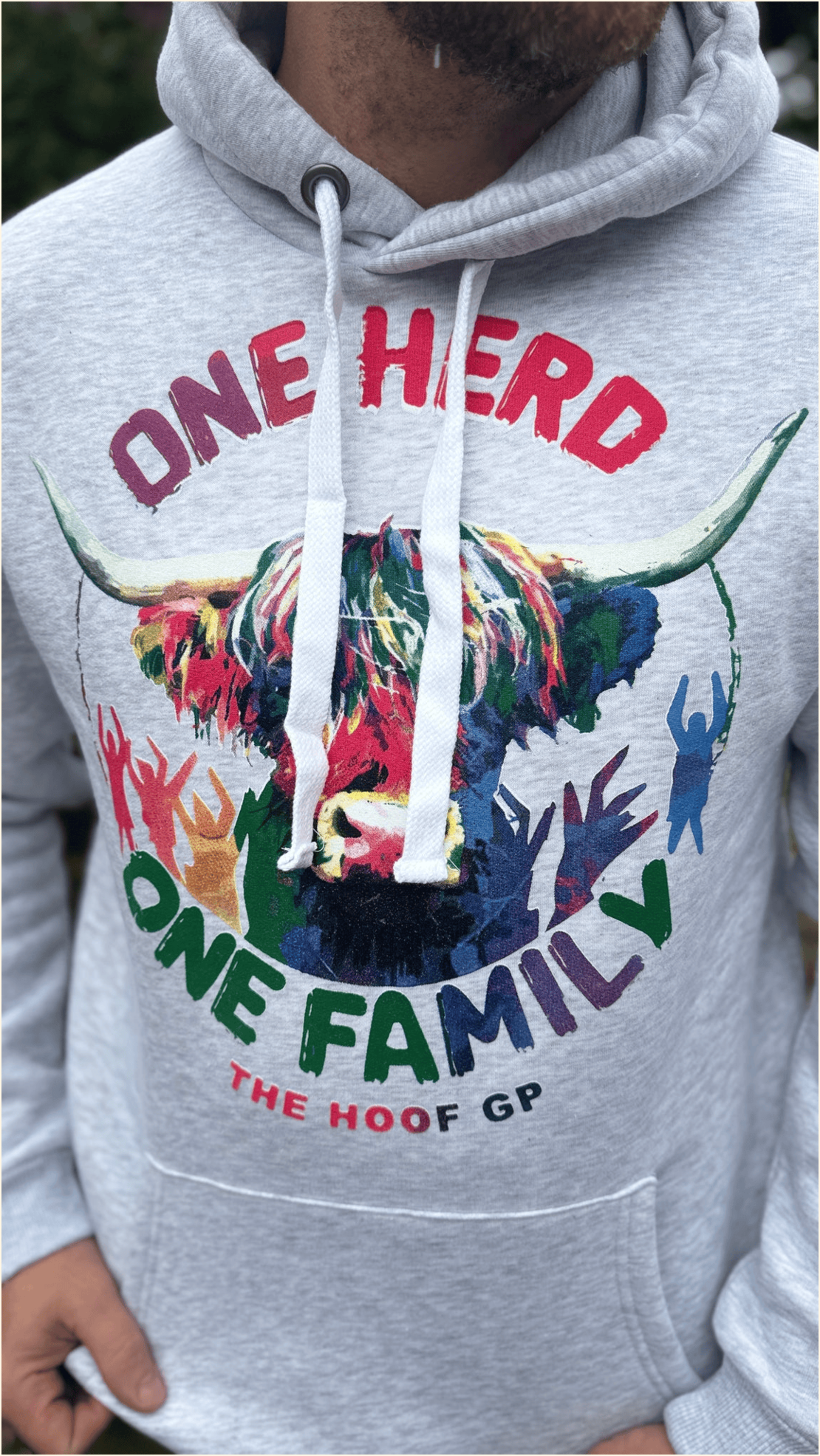One Herd One Family The Hoof GP Hoodie Hoof GP Merch Father's Day Special Gifts For Dad