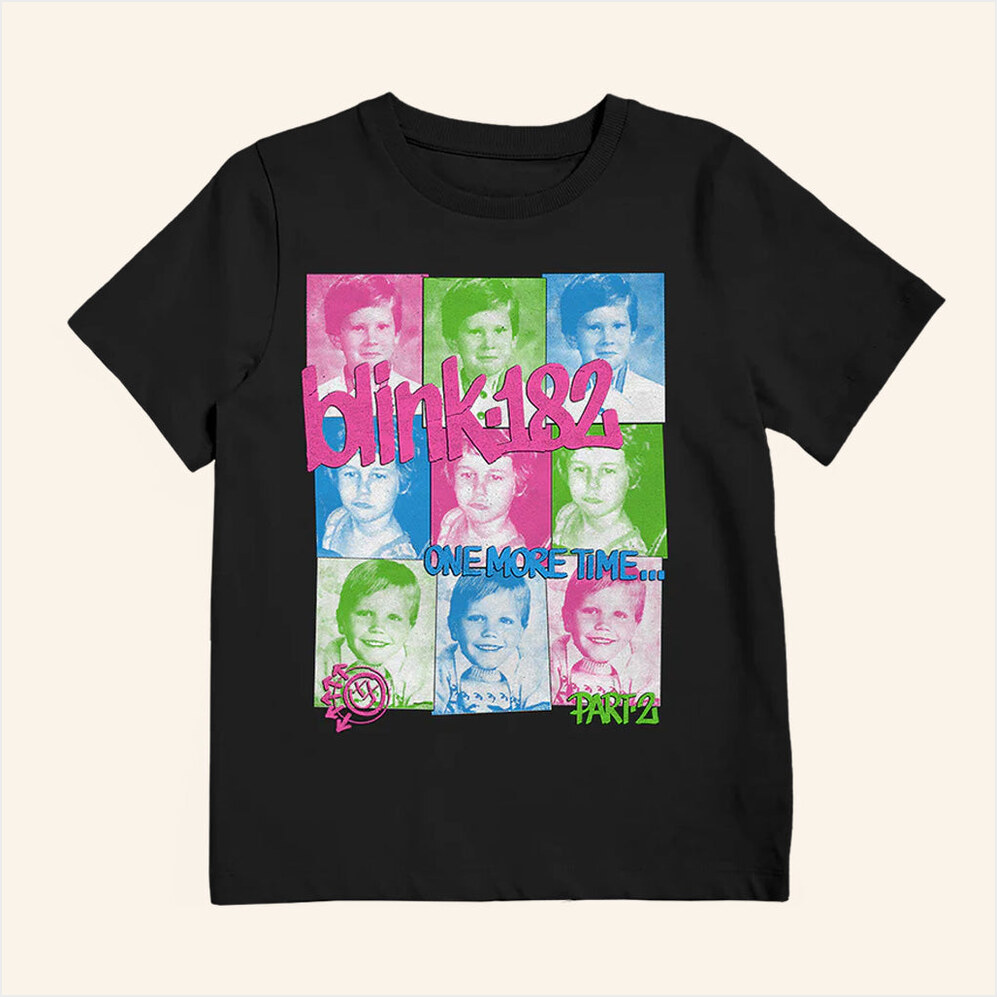One More Time Part 2 T-Shirt Blink 182 Merch Birthday Gifts For Music Enthusiasts BFF Gifts
