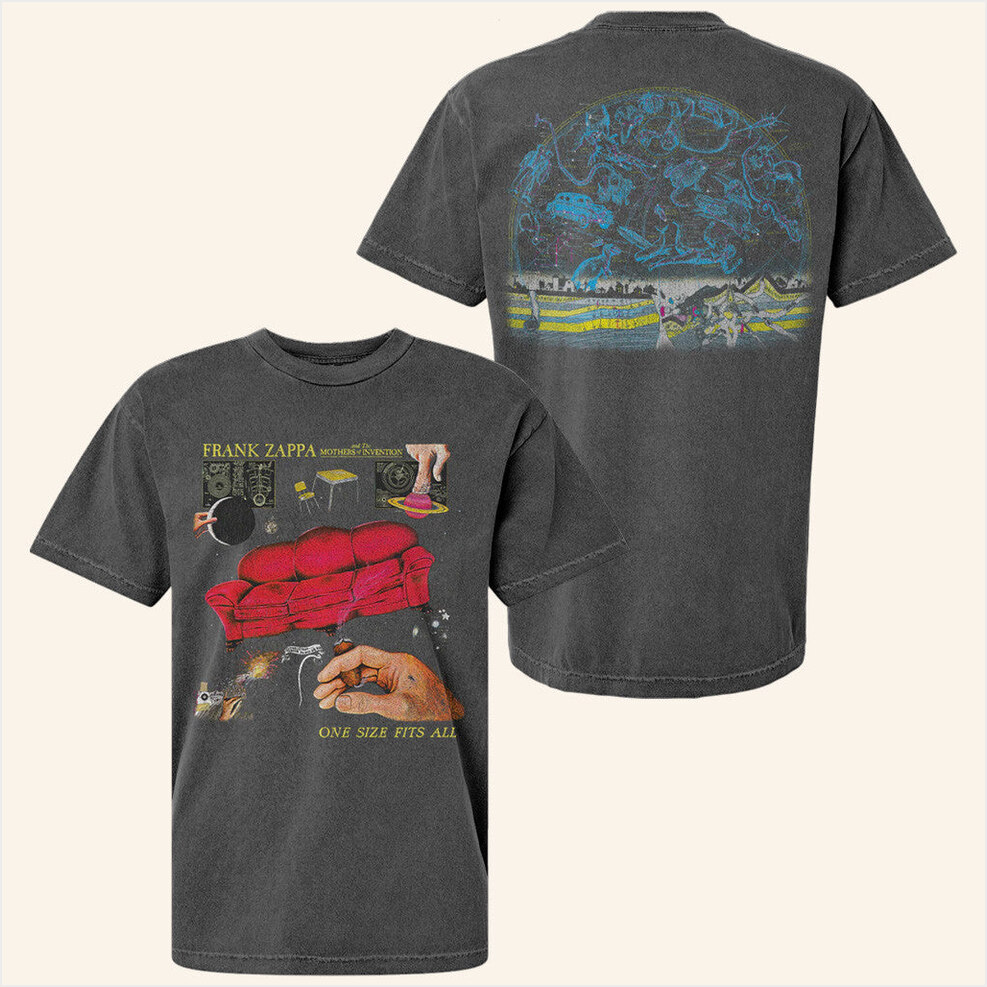 One Size Fits All T-Shirt Zappa Merch Birthday Gifts For Besties Christmas Presents