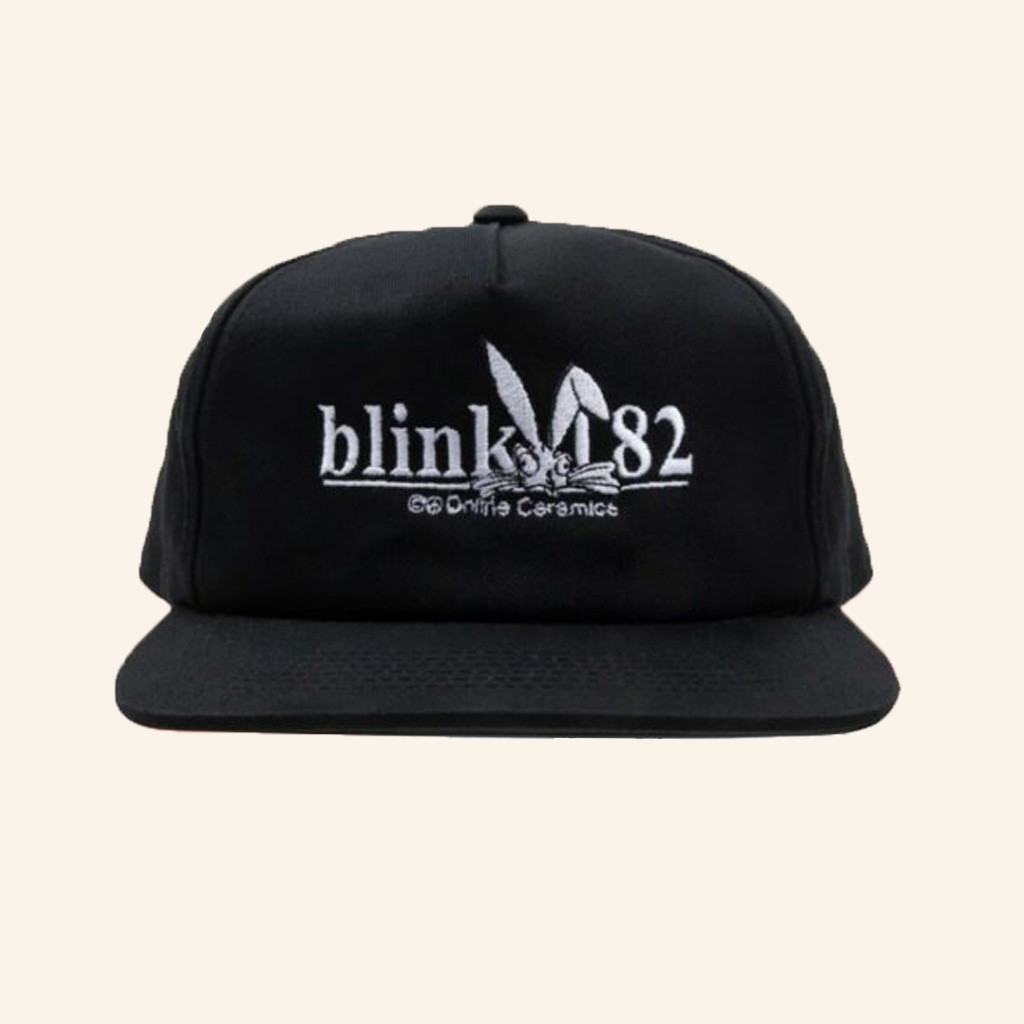 Online Ceramics Merch Blink 182 Bunny Embroidered Snapback Hat Unique Gifts For Sister