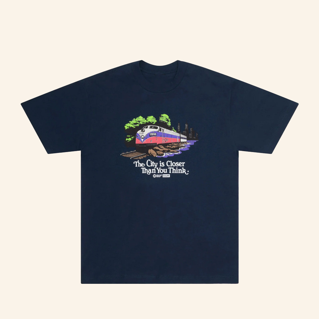 Only NY Merch Metro-North Hudson Line T-Shirt Gifts For Son