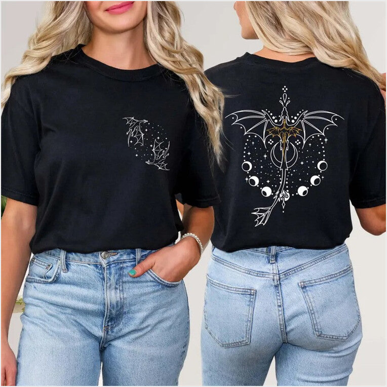 Onyx Storm Brave The Dark Shirt Fourth Wing Series T-Shirt Fantasy Reader Birthday Gifts