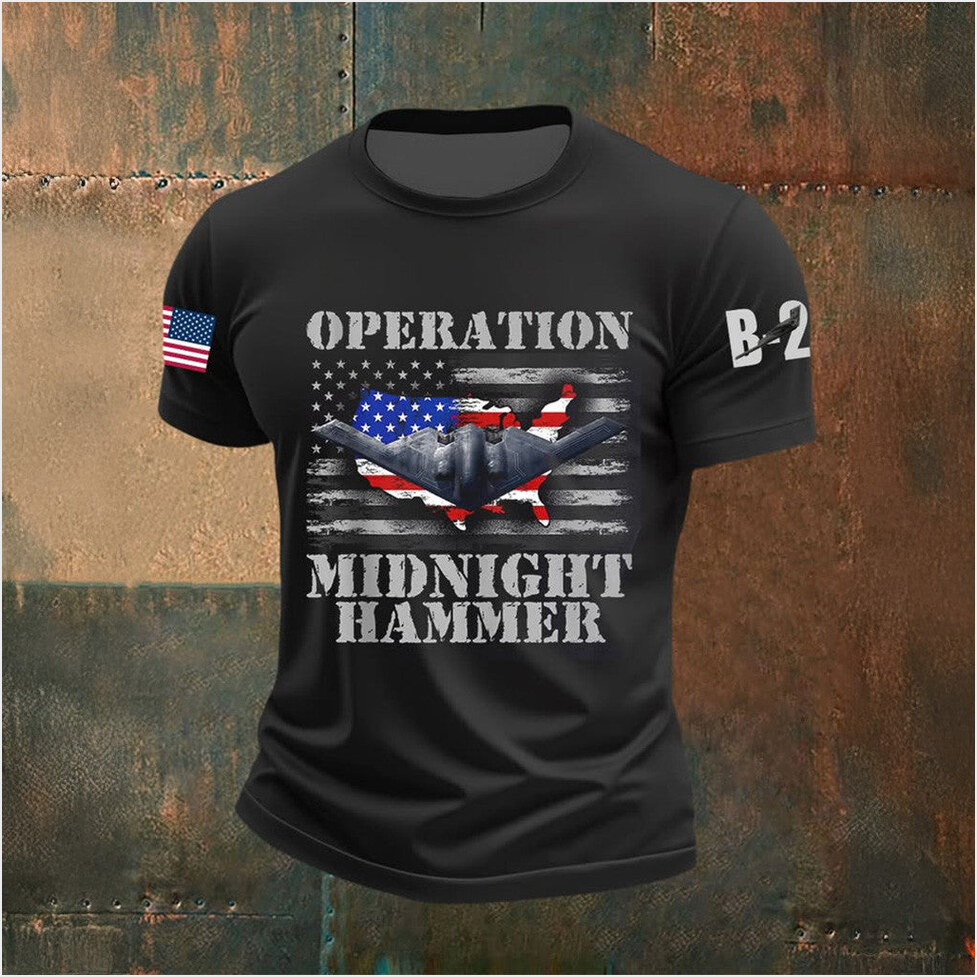 Operation Midnight Hammer B2 Shirt Patriotic T-Shirt Birthday Gifts For Dad Gifts For Besties