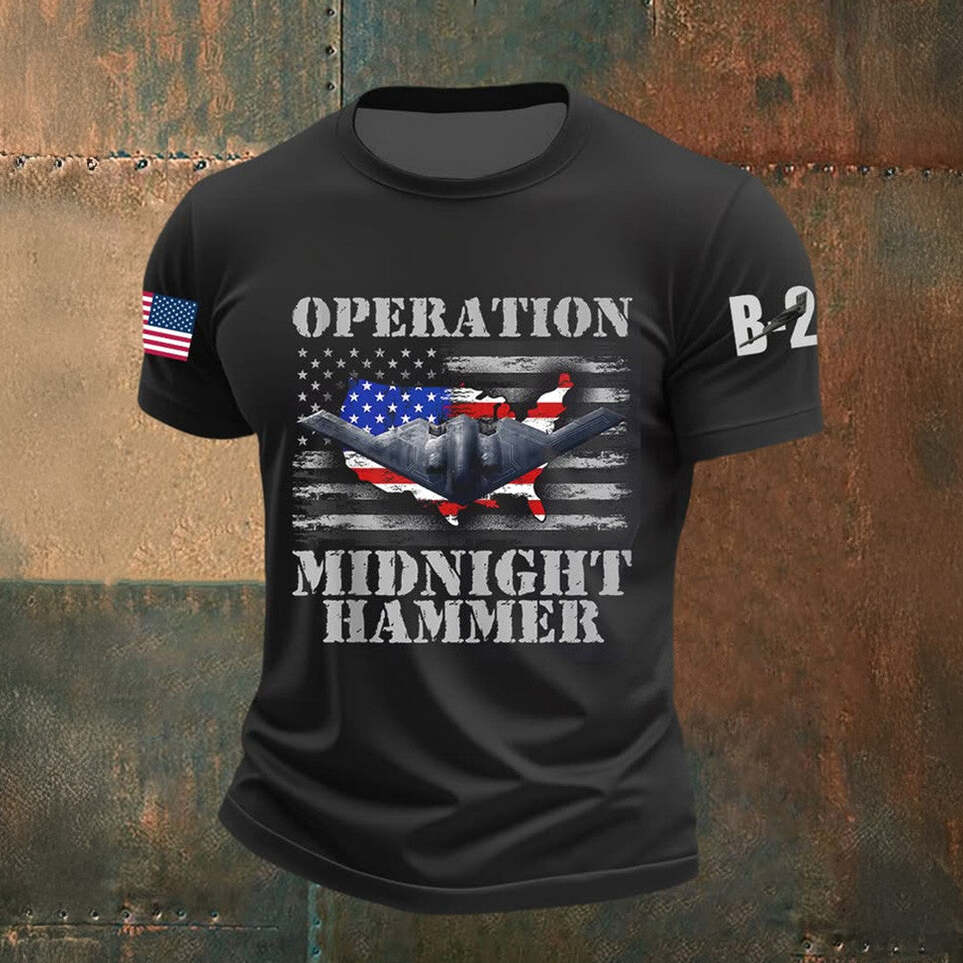 Operation Midnight Hammer B2 Shirt Patriotic T-Shirt Gifts For Dad Birthday Gifts For Besties